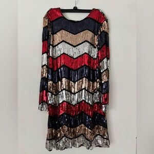 SFERA  Black and Sequin Dress